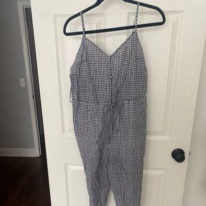 Wild honey gingham jumpsuit